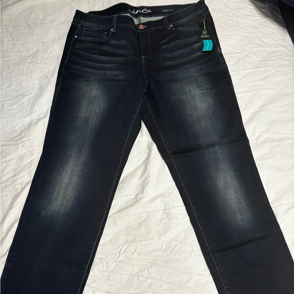 INC stretch Skinny Leg Curvy Fit jeans size 16